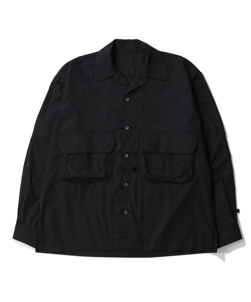 DAIWA PIER39 TECH SPORTS OPEN COLLAR SHIRT L/S SOLID ダイワ ピア39