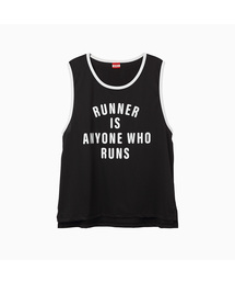 Mesh Runner Club Sleeveless Top_Black