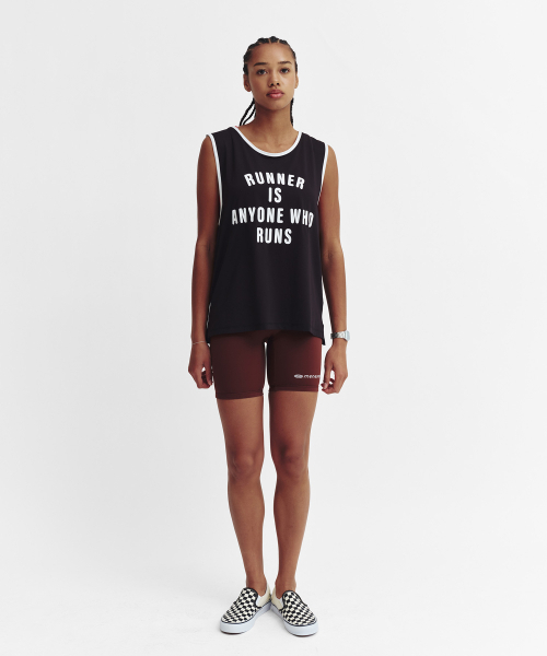 MENASOO（ミナス）の「Mesh Runner Club Sleeveless Top_Black（Tシャツ/カットソー・レディース・ブラック・S）」の9枚目の写真