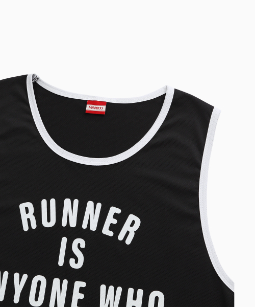 MENASOO（ミナス）の「Mesh Runner Club Sleeveless Top_Black（Tシャツ/カットソー・レディース・ブラック・S）」の14枚目の写真