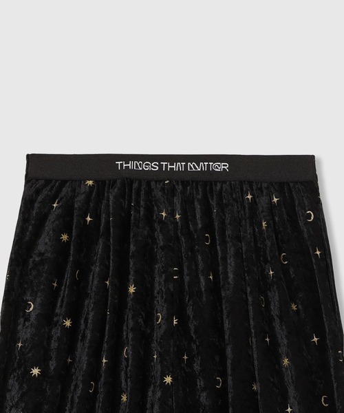 THINGS THAT MATTER(シングス ザット マター)の「STICKER PRINT VELOUR PANTS / ステッカー プリント ベロア パンツ(その他パンツ・レディース・ブラック×レッド/ブラック×イエロー・FREE)」の20枚目の写真