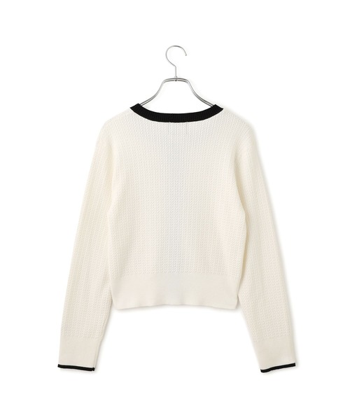 MARY QUANT(マリークワント)の「【MARY QUANT×VIS】デイジーモチーフカーディガン(カーディガン/ボレロ・レディース・ピンク/ホワイト系その他/ダークブラウン/ブラック・FREE)」の21枚目の写真