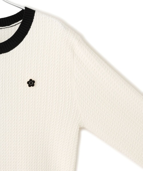 MARY QUANT(マリークワント)の「【MARY QUANT×VIS】デイジーモチーフカーディガン(カーディガン/ボレロ・レディース・ピンク/ホワイト系その他/ダークブラウン/ブラック・FREE)」の18枚目の写真