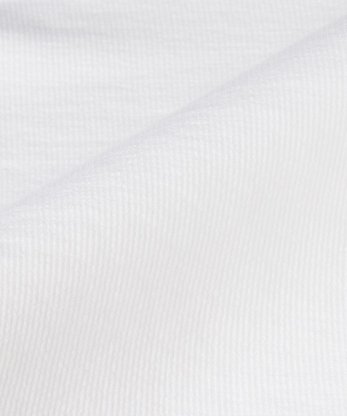 three dots(スリードッツ)の「レーヨンニットリブジャージー クロップドジェシカ(Tシャツ/カットソー・レディース・ネイビー・MEDIUM)」の7枚目の写真