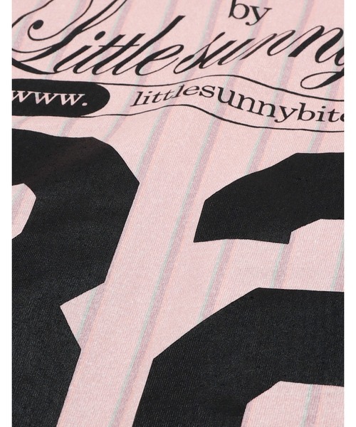 Little sunny bite(リトルサニーバイト)の「【es】【Little Sunny Bite】baseball dress(ワンピース・レディース・グレー/ピンク・MEDIUM/SMALL)」の3枚目の写真