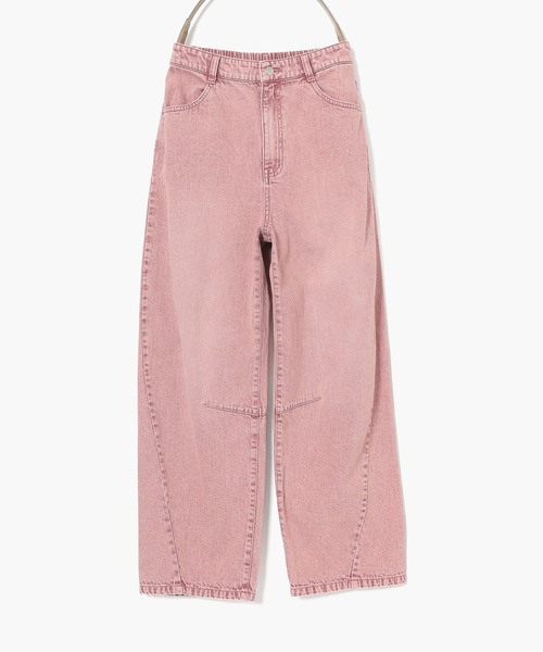 Honeys(ハニーズ)の「カラーカーブパンツ(デニムパンツ・レディース・ピンク系1/イエロー・L/LL/M/S/SS)」の11枚目の写真