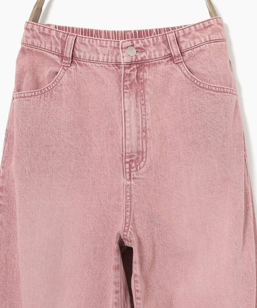 Honeys(ハニーズ)の「カラーカーブパンツ(デニムパンツ・レディース・ピンク系1/イエロー・L/LL/M/S/SS)」の12枚目の写真