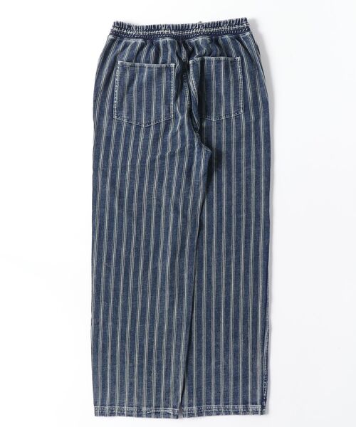 RRL(ダブル アール エル)の「インディゴ ストライプド コットンリネン ジャージー パンツ(その他パンツ・レディース・ネイビー系1・2/3/4/5/1)」の3枚目の写真