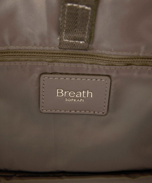 Breath TOPKAPI(ブレストプカピ)の「【Breath TOPKAPI】STRIA ストリア ナローベルト ナイロン トートバッグ LL / 撥水 / A4 / 大容量(トートバッグ・レディース・ブラック/グレイッシュベージュ・FREE)」の19枚目の写真