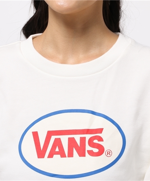 E hyphen world gallery（イーハイフンワールドギャラリー）の「VANSトレーナー（スウェット・レディース・オフホワイト/LT.Gray/ブルー・FREE）」の7枚目の写真