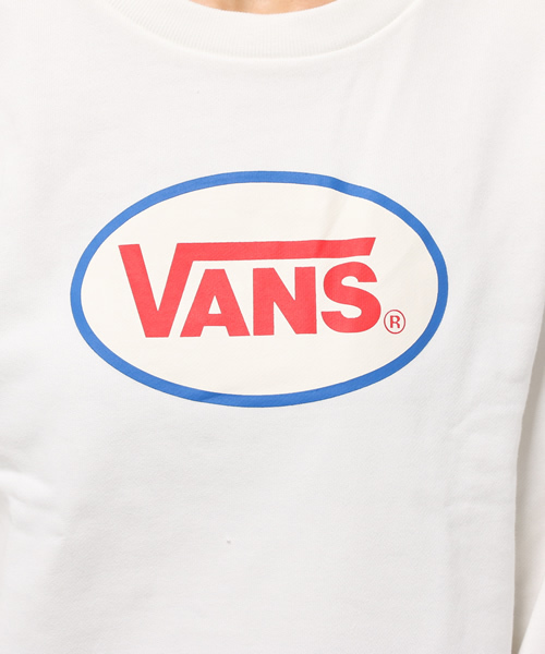 E hyphen world gallery（イーハイフンワールドギャラリー）の「VANSトレーナー（スウェット・レディース・オフホワイト/LT.Gray/ブルー・FREE）」の10枚目の写真
