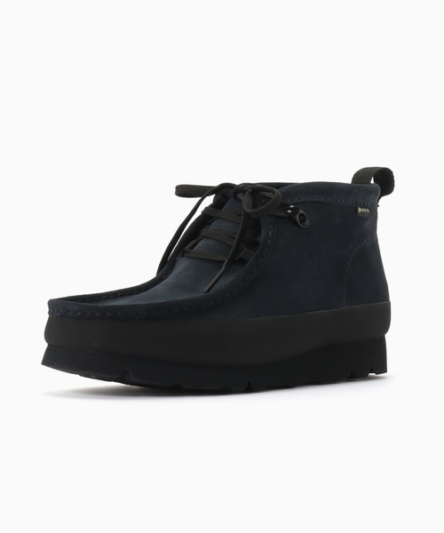 Clarks(クラークス)の「CLARKS / クラークス WALLABEE BT GTX RAND(ブーツ・メンズ・ネイビー/グレー・XX-SMALL/7.5/7/8.5)」の5枚目の写真