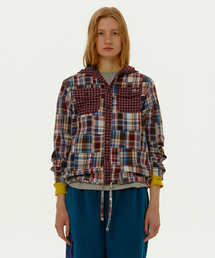CT Curve Mix Check Shirt Burgundy