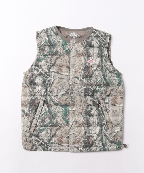 DANTON（ダントン）の「DANTON | キッズ インナーダウンベスト PRINT（ダウンベスト・キッズ・ブラック系その他/ベージュ系その他・105/125/115/135）」の2枚目の写真