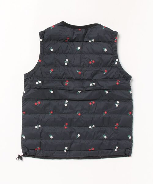 DANTON（ダントン）の「DANTON | キッズ インナーダウンベスト PRINT（ダウンベスト・キッズ・ブラック系その他/ベージュ系その他・105/125/115/135）」の3枚目の写真