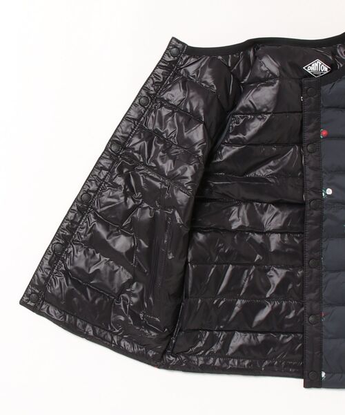 DANTON（ダントン）の「DANTON | キッズ インナーダウンベスト PRINT（ダウンベスト・キッズ・ブラック系その他/ベージュ系その他・105/125/115/135）」の4枚目の写真