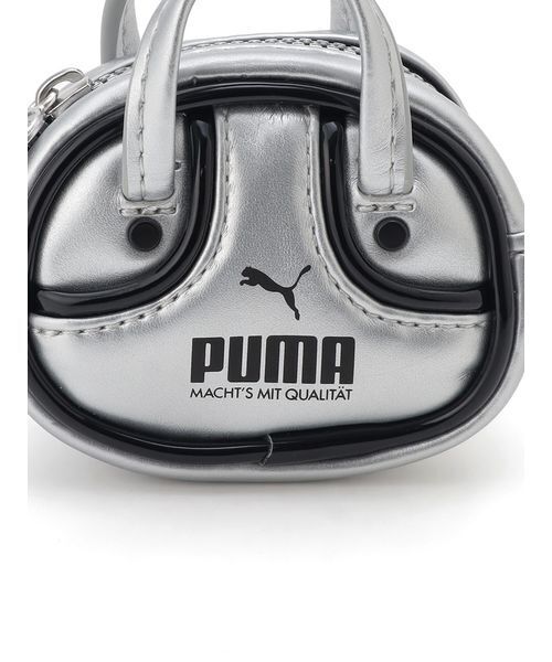 PUMA（プーマ）の「【PUMA】ﾒﾀﾘｯｸ ｸﾞﾘｯﾌﾟ ﾊﾞｯｸﾞｷｰﾁｪｰﾝ（ショルダーバッグ・レディース・シルバー・F）」の5枚目の写真