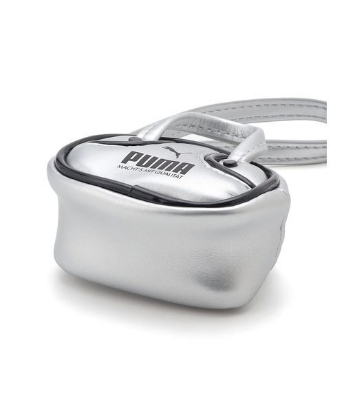 PUMA（プーマ）の「【PUMA】ﾒﾀﾘｯｸ ｸﾞﾘｯﾌﾟ ﾊﾞｯｸﾞｷｰﾁｪｰﾝ（ショルダーバッグ・レディース・シルバー・F）」の8枚目の写真