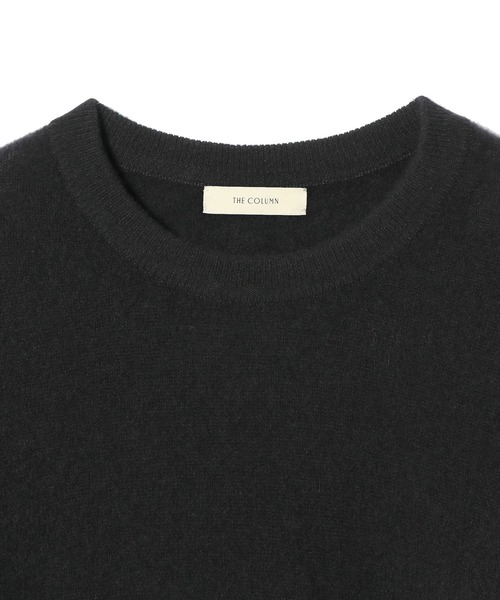 COLUMN（コラム）の「COLUMN / カシミヤ ニットプルオーバー＜THE COLUMN＞（ニット/セーター・メンズ・ネイビー・MEDIUM/LARGE）」の3枚目の写真