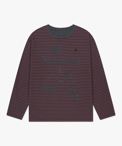 LMCの「REVERSIBLE STRIPE LONG SLV TEE charcoal（Tシャツ/カットソー・レディース・その他・SMALL/MEDIUM/LARGE/X-LARGE）」の4枚目の写真