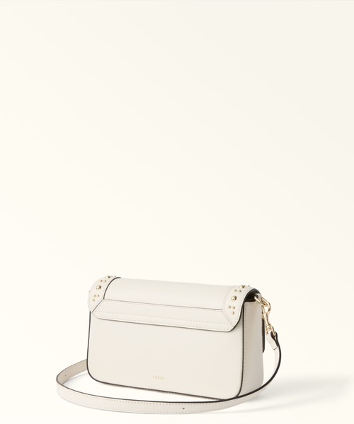 FURLA（フルラ）の「フルラ イリデ (Furla Iride) クロスボディバッグ（ショルダーバッグ・メンズ・ホワイト/ブラック・ONE SIZE）」の9枚目の写真