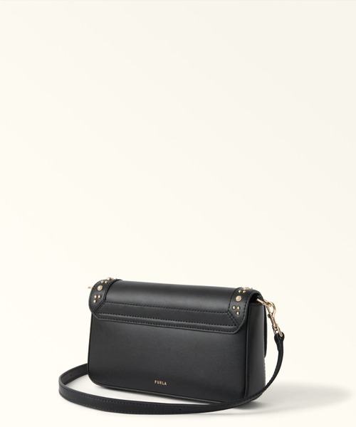 FURLA（フルラ）の「フルラ イリデ (Furla Iride) クロスボディバッグ（ショルダーバッグ・メンズ・ホワイト/ブラック・ONE SIZE）」の5枚目の写真