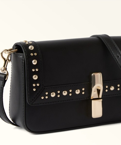 FURLA（フルラ）の「フルラ イリデ (Furla Iride) クロスボディバッグ（ショルダーバッグ・メンズ・ホワイト/ブラック・ONE SIZE）」の6枚目の写真