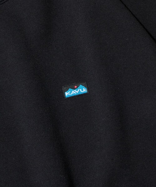 KAVU（カブー）の「KAVU/カブー 限定展開 KAVU×FREAK'S STORE / カブ― 別注 クルーネック スウェット / バーチャルロゴ（Tシャツ/カットソー・メンズ・グレイッシュベージュ/ブラック/ネイビー/アッシュグレー・LARGE/SMALL/MEDIUM）」の9枚目の写真