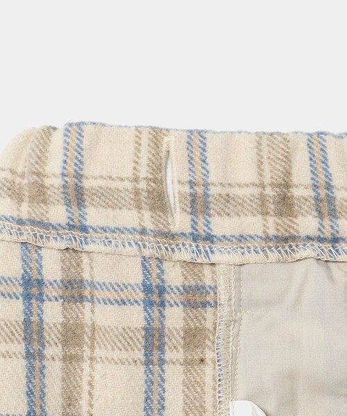 green label relaxing(グリーンレーベルリラクシング)の「キモウ チェック キュロット スカート / キッズ 100cm-160cm(スカート・キッズ・ナチュラル・130cm/110cm/100cm/140cm/160cm/120cm/150cm)」の12枚目の写真