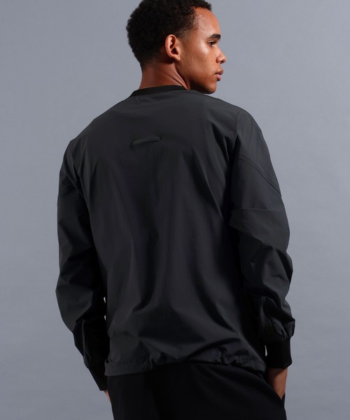 NUMERALS（ヌメラルズ）の「[NUMERALS]FREE MOVEMENT STRETCH RIPSTOP PULLOVER（Tシャツ/カットソー・メンズ・グリーン/ブラック/グレー・MEDIUM/LARGE）」の11枚目の写真