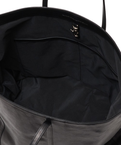 CRIMIE（クライミー）の「LEATHER TOTE BAG（トートバッグ・メンズ・ブラック・ONE SIZE）」の8枚目の写真
