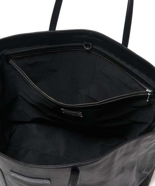 CRIMIE（クライミー）の「LEATHER TOTE BAG（トートバッグ・メンズ・ブラック・ONE SIZE）」の9枚目の写真