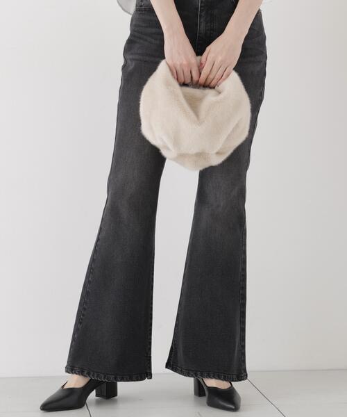 PROPORTION BODY DRESSING（プロポーションボディドレッシング）の「フェイクファーバッグ / 1216281003（ハンドバッグ・レディース・オフホワイト/グレー・ﾌﾘ-）」の5枚目の写真