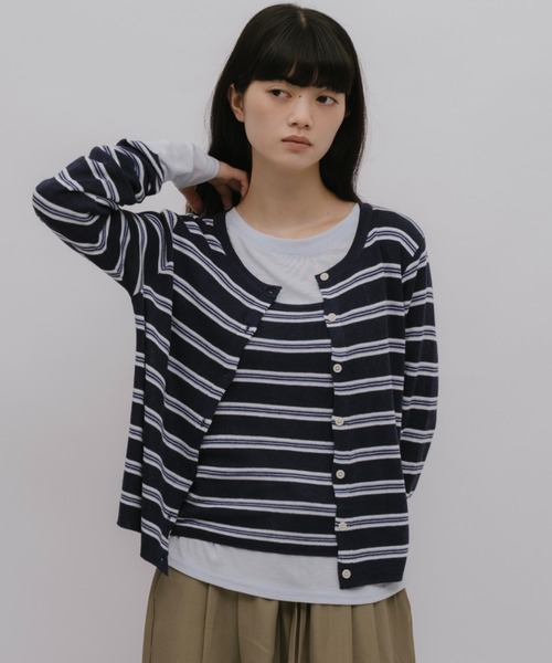 duei(デュイ)の「ソフトカラークルーネックロンT(Tシャツ/カットソー・レディース・ライトブルー/イエロー/ブラウン・FREE)」の16枚目の写真