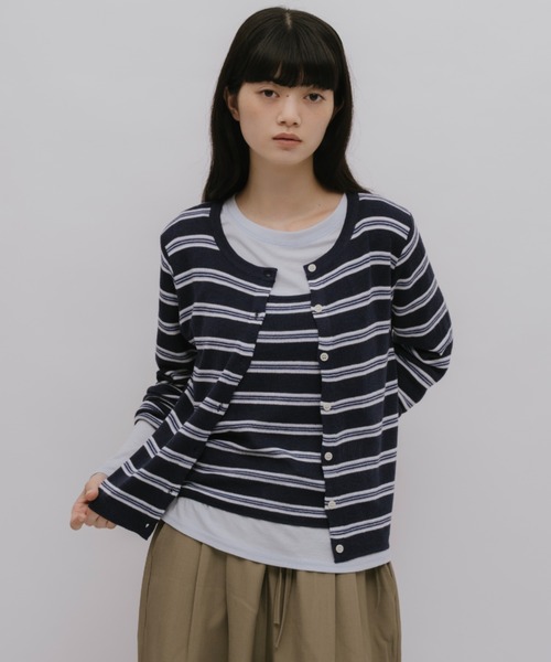 duei(デュイ)の「ソフトカラークルーネックロンT(Tシャツ/カットソー・レディース・ライトブルー/イエロー/ブラウン・FREE)」の17枚目の写真
