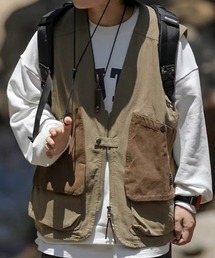 フィッシングベスト」に該当するブラウン/茶色系のファッション通販