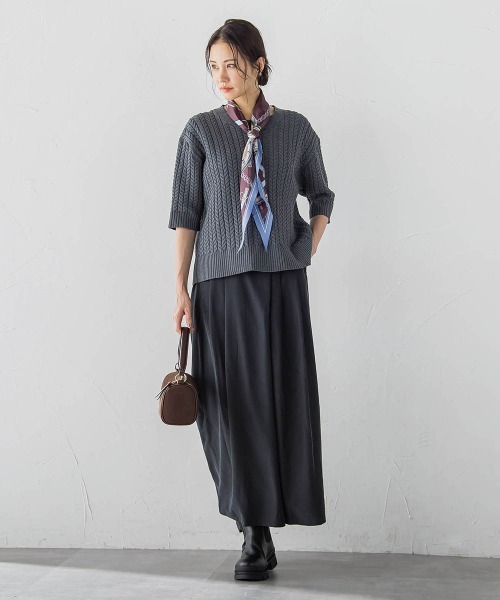 LAUTREAMONT(ロートレアモン)の「ビューティースエードパンツ(その他パンツ・レディース・チャコールグレー/グリーン/ベージュ・9号/7号)」の15枚目の写真