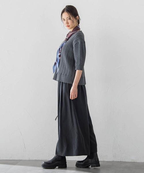 LAUTREAMONT(ロートレアモン)の「ビューティースエードパンツ(その他パンツ・レディース・チャコールグレー/グリーン/ベージュ・9号/7号)」の16枚目の写真