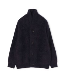 【WEB先行予約】TOMORROWLAND tricot ウールファー ショールカラーカーディガン
