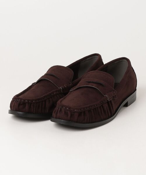 anuke（アンヌーク）の「Gather Loafers 62621006（その他シューズ・レディース・ブラック/ブラウン・37/38）」の2枚目の写真