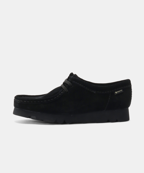 Clarks(クラークス)の「Clarks Wallabee GTX 26179258(モカシン/デッキシューズ・レディース・ブラック・55/50/45/40)」の1枚目の写真