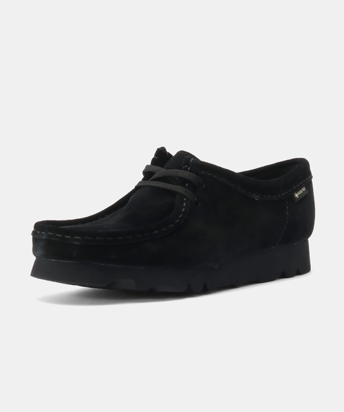 Clarks(クラークス)の「Clarks Wallabee GTX 26179258(モカシン/デッキシューズ・レディース・ブラック・55/50/45/40)」の2枚目の写真
