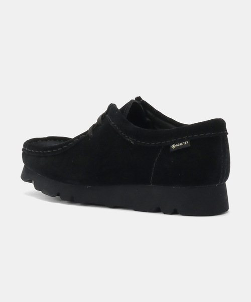 Clarks(クラークス)の「Clarks Wallabee GTX 26179258(モカシン/デッキシューズ・レディース・ブラック・55/50/45/40)」の3枚目の写真