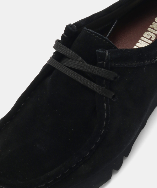 Clarks(クラークス)の「Clarks Wallabee GTX 26179258(モカシン/デッキシューズ・レディース・ブラック・55/50/45/40)」の6枚目の写真