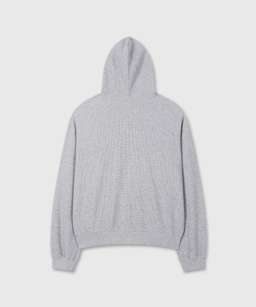 DIVEIN（ダイブイン）の「UNIFORM WAFFLE CROP HOOD ZIP-UP (MELANGE GRAY)（パーカー・メンズ・その他・1/2）」の3枚目の写真