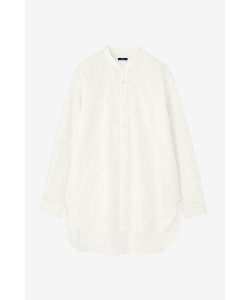 YLEVE(イレーヴ)の「YLEVE / CUPRA COTTON TENCEL LAWN P/O SH(シャツ/ブラウス・メンズ・ホワイト/ベージュ・3/4)」の14枚目の写真