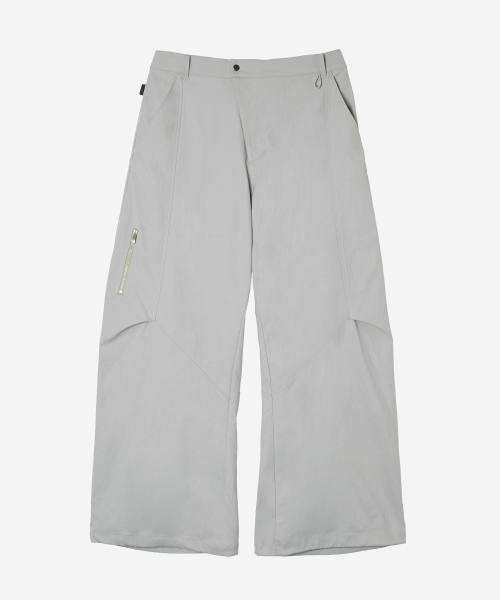 NODE LABS(ノードラボ)の「DEV:12 カーブド切替ワイドパンツ_グレー(スウェットパンツ・レディース・その他・X-LARGE/LARGE/MEDIUM/SMALL)」の2枚目の写真