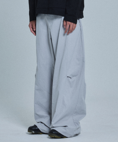 NODE LABS(ノードラボ)の「DEV:12 カーブド切替ワイドパンツ_グレー(スウェットパンツ・レディース・その他・X-LARGE/LARGE/MEDIUM/SMALL)」の3枚目の写真