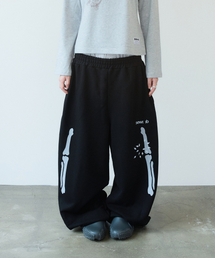REG BONE カーブドロングパンツ [ブラック]