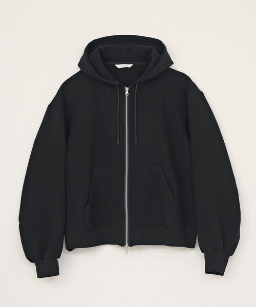 VICTIM(ヴィクティム)の「VICTIM ヴィクティム / TECH ZIP PARKA ダンボールニットフルジップパーカー / VTM-26-CS-111(パーカー・メンズ・ブラック/グレー/モカ・1/2/3)」の11枚目の写真